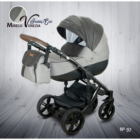 Детская коляска Mirelo Venezia Jeans/Eco 3 в 1 с автокреслом 