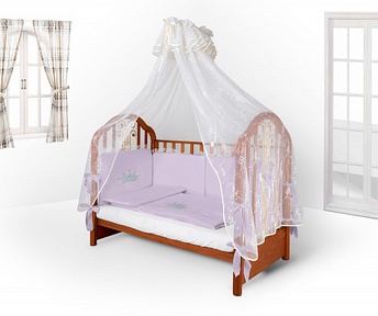  Набор в детскую кроватку Ecoline ПРИНЦЕССА Crown