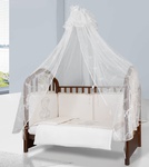 Набор в детскую кроватку для новорожденных Ecoline Мишка с соской