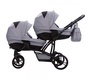 Коляска для двойни Bebetto42 Сomfort PRO 3 в 1 (100% экокожа) 