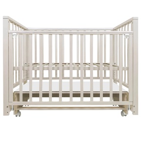 Детская кровать Indigo Norden с маятником и колесами 