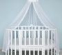 Балдахин с кружевом AmaroBaby Pearly 150x300 см. (белый)