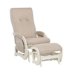 Кресло-качалка с пуфом Milli Кьяра с карманами (наклон спинки)