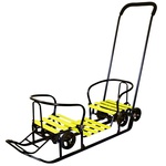 Снегомобиль Snow Galaxy Black Auto "Для Двоих" с мягкими колесами