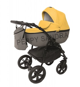 Коляска Peppy Sandra 2 в 1 с большой люлькой 