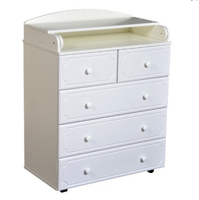 Детский комод Антел Ульяна 6 800/5 МДФ с пеленальным столиком 