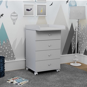 Комод Mika Eva 600/4 со съемным пеленальным столиком 