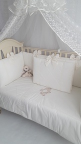 Набор в кроватку Ecoline Нежная Зефирка (11 предметов)