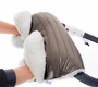 Муфта для рук на коляску Esspero Soft Fur Lux (Натуральная шерсть)