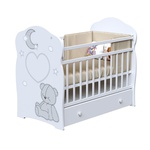 Кровать детская ВДК BEAR and MOON (маятник-ящик) 