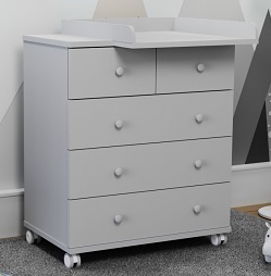 Комод Mika Eva 800/5 со съемным пеленальным столиком