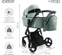Коляска IBEBE I-Stop Leather 2 в 1 с электронной тормозной системой