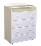 Комод Антел Ульяна (5) 800/4 МДФ с пеленальным столиком 