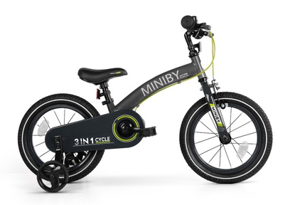 Велосипед-беговел Qplay miniby 3в1 с доп колесиками
