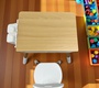 Детский растущий стол и стул BubaGO Crafti