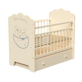 Детская кроватка ВДК LOVE SLEEPING с маятником и ящиком