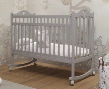 Кровать Incanto Sofi с сердечком колесо-качалка