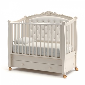 Детская кровать Гандылян Жанетт (колеса, продольный маятник)