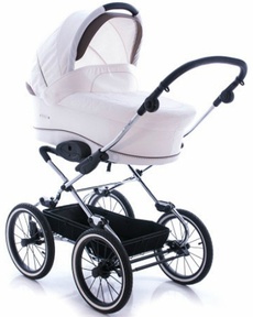 Детская коляска-люлька Navington Caravel (колеса 14 диаметра) с поворотными колесами 