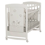 Кровать детская Альма няня Fattoria Prima (колесо-качалка)