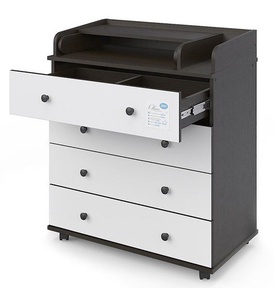 Пеленальный комод АТОН Орион (Оливер) ЛДСП с шариковыми направляющими 4 ящ. 