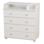 Пеленальный комод Polini kids Simple 2583, на колесах