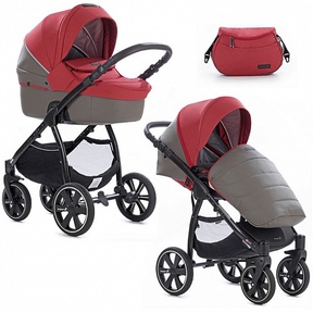 Коляска Noordi Fjordi Melange Leather Sport 2 в 1 с термолюлькой 