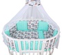 Комплект AmaroBaby Premium в кроватку 18 предметов (6+12 подушек-бортиков) разные расцветки