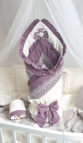 Конверт одеяло на выписку из роддома Ecoline Cherry Flower