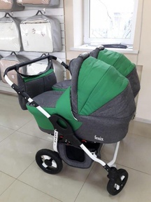 Коляска для двойни Bart-Plast Fenix Duo 2 в 1
