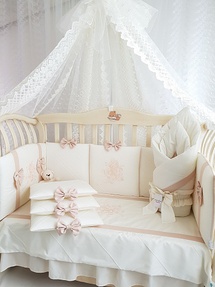 Набор в кроватку для новорожденных Ecoline Mary 13 предметов