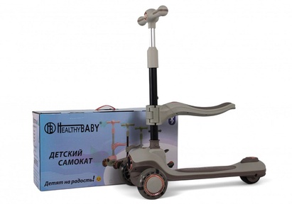 Детский самокат-беговел Rivertoys HB-603 с музыкой и светом 