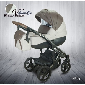 Детская коляска Mirelo Venezia Jeans/Eco 3 в 1 с автокреслом 