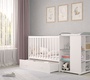 Кровать-трансформер Polini kids French 900 Amis с комодом 