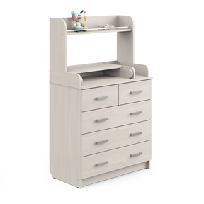 Комод Атон Сириус-2 Полка 805 пеленальный ЛДСП (5 ящиков) 