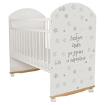 Кровать Indigo With Love STAR MINT колесо-качалка