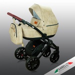 Детская легкая коляска Mirelo Bonita Natural 3 в 1