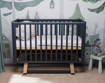 Детская кровать Incanto ANNIKEN New маятник, автостенка 