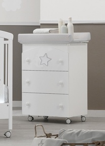 Пеленальный комод ERBESI Star с ванночкой