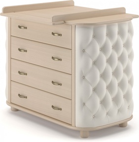 Детский комод Гандылян Тиффани декор пуговицы