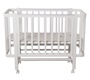 Кровать Indigo Bella 120х60 см с продольным маятником и колесами