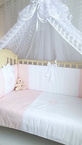 Набор в кроватку Ecoline Odelis с прямоугольными бортиками