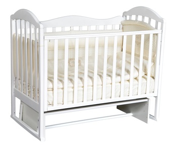 Детская кровать Антел Анита 3 с маятником и колесами 