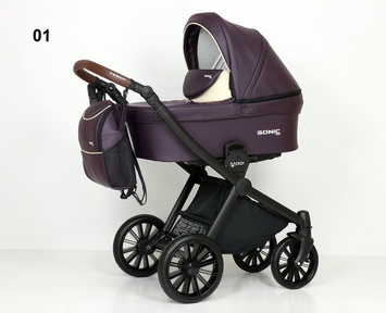 Коляска Verdi Sonic Soft 3 в 1 (эко кожа)