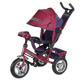 Детский трехколесный велосипед Formula 3 с надувными колесами