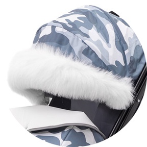 Меховая накладка на козырек Pikate 
