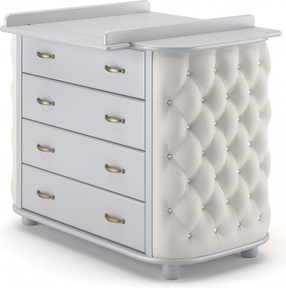 Детский комод Гандылян Тиффани декор Стразы 