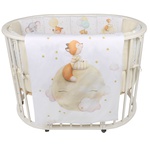 Комплект в кроватку Альма-няня ДОБРОЙ НОЧИ 6 предм. 