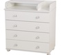 Пеленальный комод Polini kids Simple 2583, на колесах