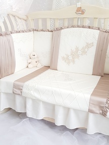 Набор в кроватку для новорожденных Ecoline Gracia (11 предметов)